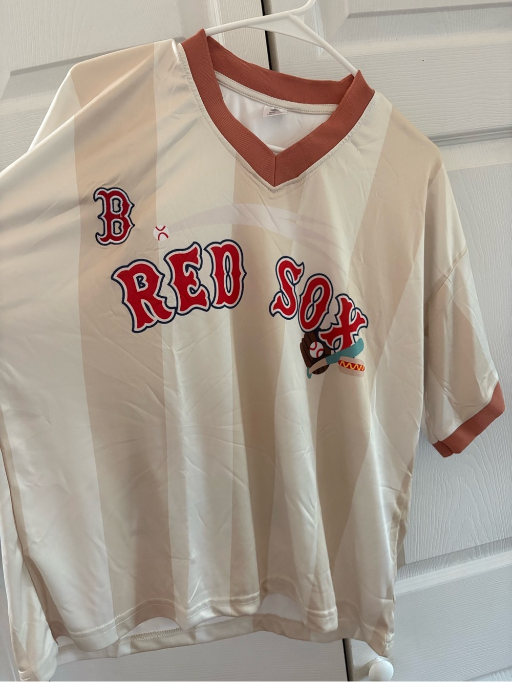 Boston Red Sox Women’s Day Cream Short-Sleeve Jersey